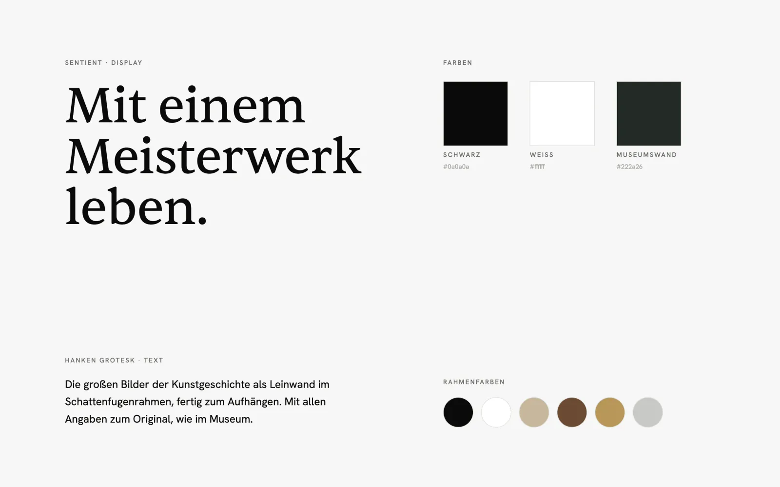 Schriften und Farben von Telnea